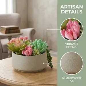 Artificial Succulent Flowers