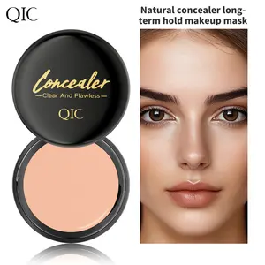 Full Coverage Concealer Balm, Lightweight Matte Finish Cream, Buildable Coverage for Dark Circles, Blemishes & Spots, Waterproof Long-Lasting Makeup for All Skin Types.