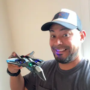 Unisex Kids RC Flying Fighter Jet Toy - Durable EVA Foam, Wireless Remote Controller Aeroplanes, Multiple Flying Modes, Adjustable Speed, Cool Stunt Rotation, Rechargeable Battery, LED Lights, Learning Toy, Auto Return, Ages 6+, Courtyard Play Gift,sohoch