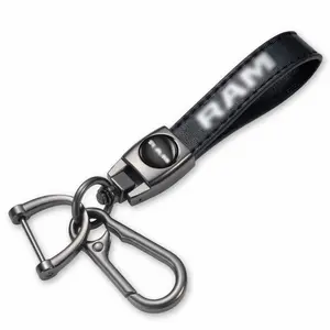 Car Key Chains  Accessories Genuine Leather Car Keychain Compatible with RAM Family Present for Man and Woman