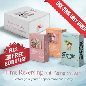 Time Reversing Anti-Aging System  | Complete Skincare Routine for Wrinkle Reduction, Firming & Youthful Glow