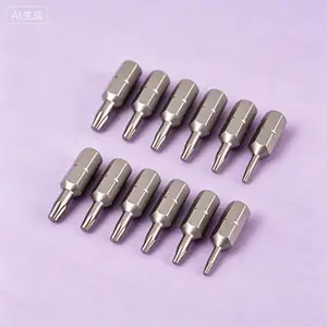 Magnetic Screwdriver Insert Tips, 6-Piece Torx Bit Set T5 to T10, Reusable Security Driver Bits for Precision Fastening, Tamper Resistant Durable Bits, 2-Pack