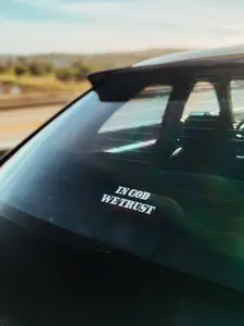 IN GOD WE TRUST DECAL