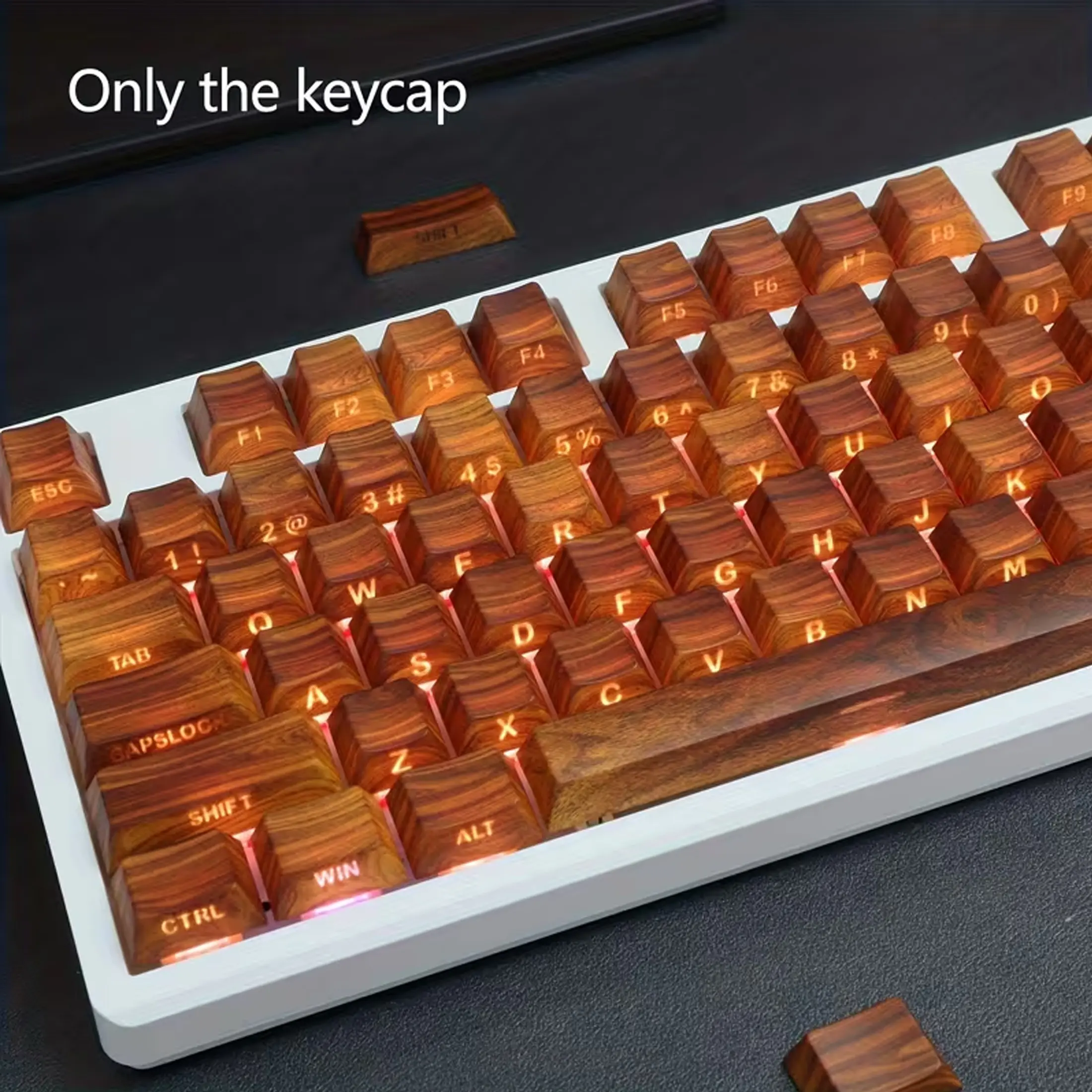 PBT Keycap CHERRY Height Keycap Set, Compatible with MX Switch 6.25U ...