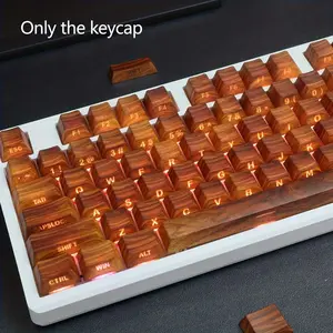 PBT Keycap CHERRY Height Keycap Set, Compatible with MX Switch 6.25U Spacebar Size Mechanical Keyboards Suitable for Gaming And Office Use, Featuring a Textured Design. The Product Includes Only The Keycaps, Not The Keyboard