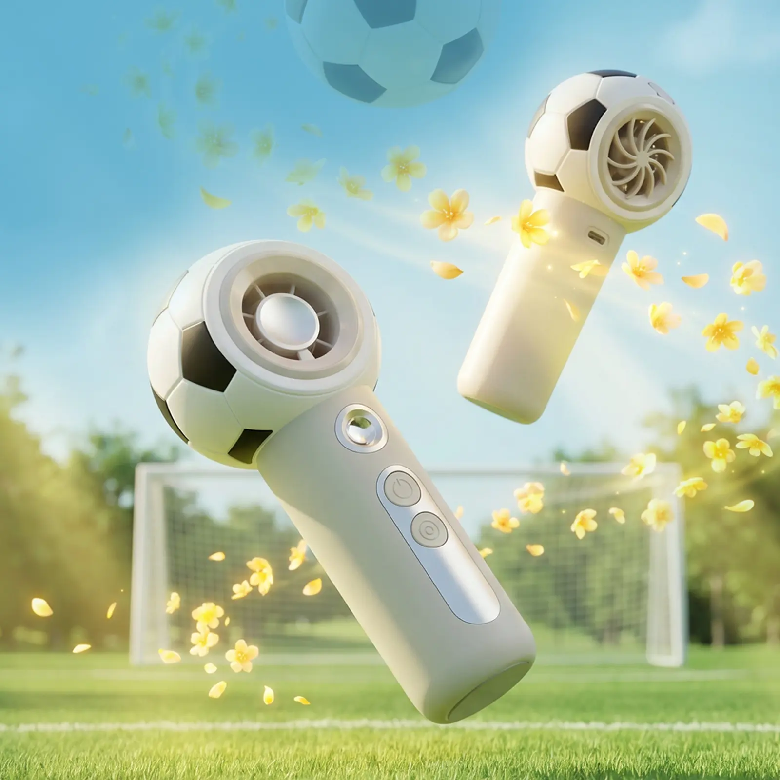 Olite Portable Handheld Misting Fan 4-Speed High-Speed Water Spray Fan, 2000mAh Battery (Type-C). Instant Cooling Relief for Stadium Events, Father's Day Gift & Summer Travel summerwins