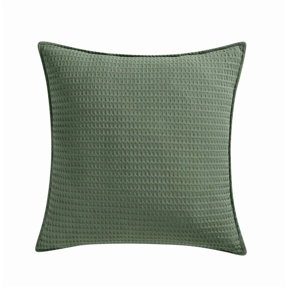 Cannon 20"x20" Heritage Cotton Waffle Decorative Pillow Green