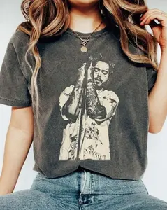 90s Vintage Posty Graphic Shirt, Malone Music The Album Shirt, P-Malone Tour 2024 Shirt, Posty Tour Rapper Gift for Fans ION STJ JWW