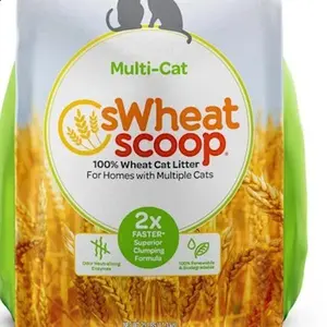 Swheat Scoop Unscented Scoopable Multi-Cat Litter