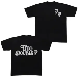 Tito Double P Retro Graphic Tee – Bold Streetwear T-Shirt with Unique 2 Sides Design for Casual Unisex Fit, Perfect for Trendsetters and Fashion Enthusiasts