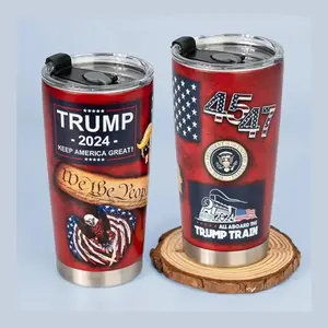 45th 47th President Insulated Tumbler For Inauguration Day, Keep America Great Coffee Cup For Supporters, Both Side Printed, Dishwasher Microwave Safe, 4 of July Gift