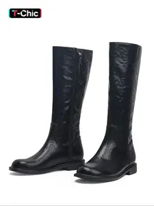 Women's Knee-High Boots, Fashionable Design, Comfortable and Durable Fall & Winter Shoes, Perfect Blend of Style and Functionality