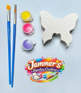 Flutter & Buzz Crew Butterfly - Painted Treasures Paint Kit