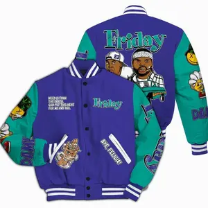 Varsity Jacket To Match Retro Grape 5s - Friday Sneaker Stress Style All Over Print 0MD