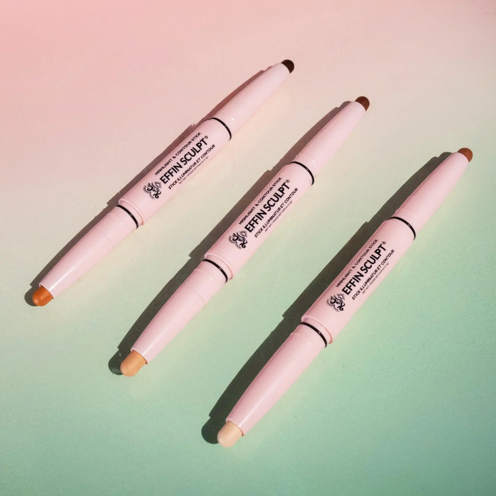 KimChi Chic Beauty Effin Sculpt Dual Ended Highlight & Contour Stick - Blendable, Vitamin E KimChi Chic Beauty Effin Sculpt Dual Ended Highlight & Contour Stick - Blendable, Vitamin E