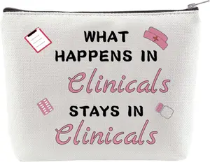 Clinical Gifts Makeup Bag Nursing Instructor Gifts Clinical Instructor Gifts Funny Clinical Nurse Instructor Appreciation Gifts Nursing Gifts Nurse Clinical Bag Gifts for Nurse Instructors
