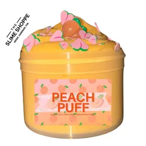 Butter Slime | Peach Slime | 6oz Stress Relief
