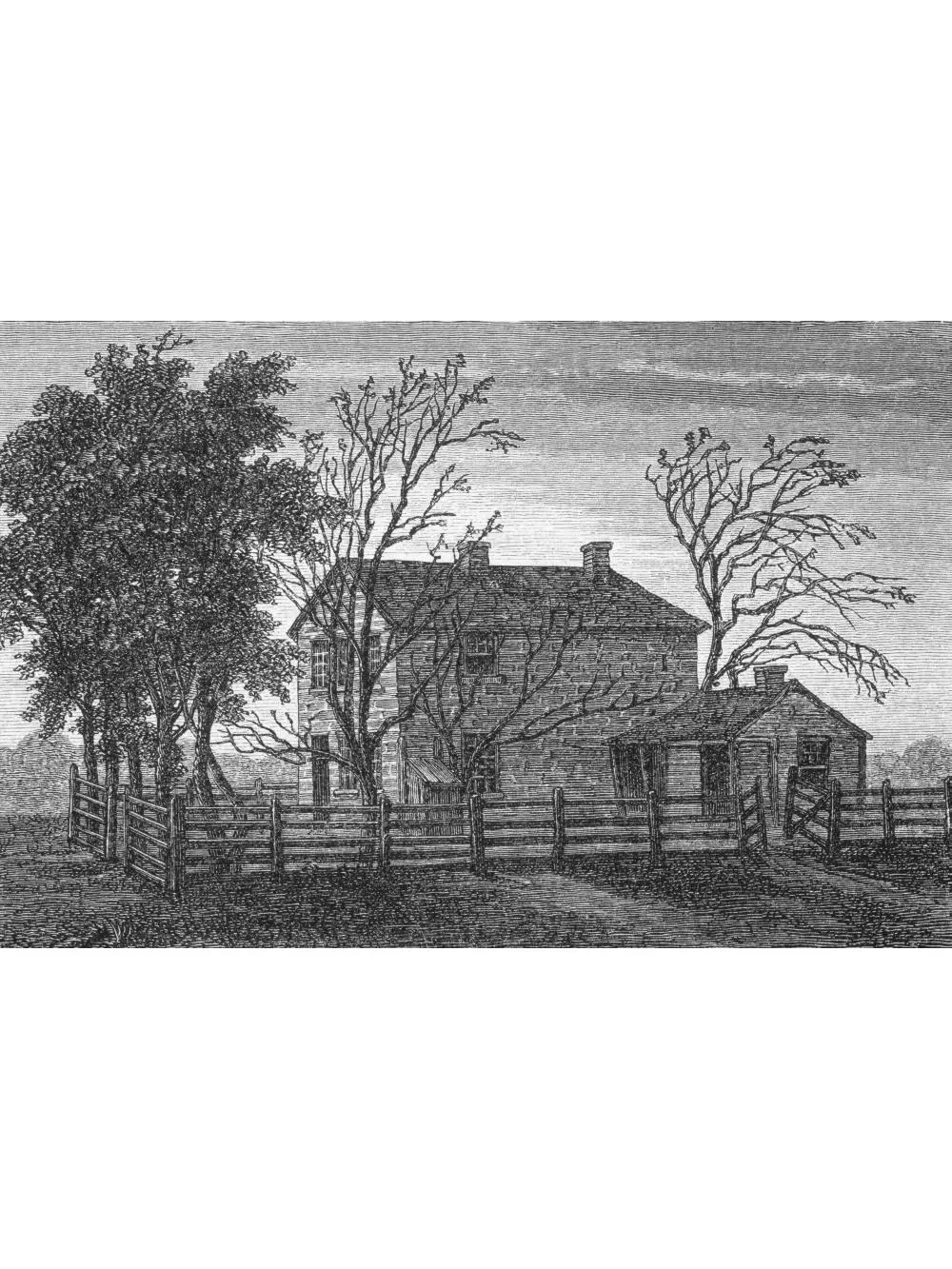 Posterazzi DPI1839562 Carthage Illinois USA Prison Photo Poster Print - 18x11 Size, Site of Mormon Prophet Joseph Smith & Brother Hyrum's Imprisonment & Murder, Home Decor Gift Item