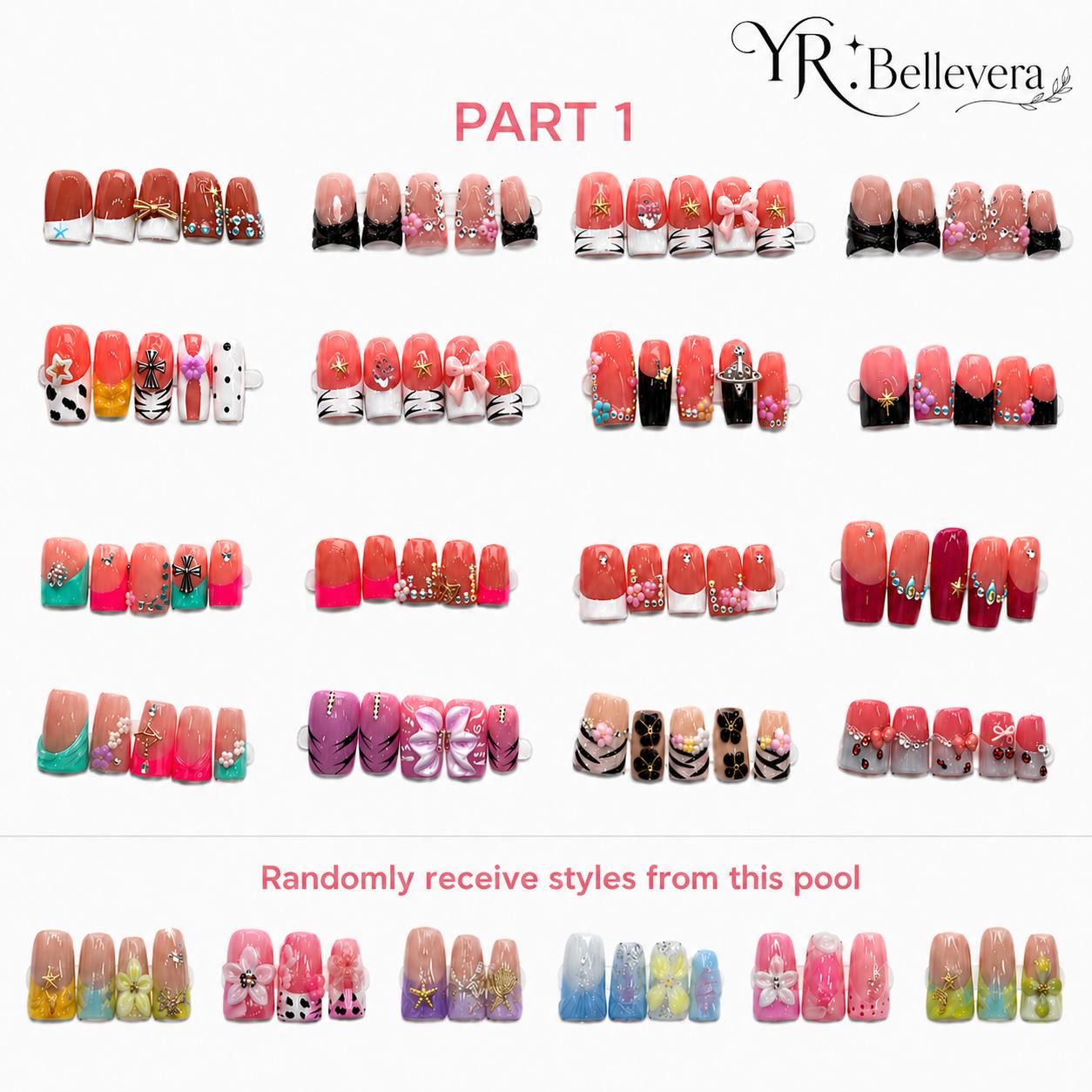 Handmade Press on Nails – 3D Floral Design, Duck Shape, Shimmery Finish, Long Lasting & Reusable, Great Gift for Women, Perfect for Weddings Birthdays Parties, Available in Multiple Sizes Handmade Press on Nails – 3D Floral Design, Duck Shape, Shimmery Finish, Long Lasting & Reusable, Great Gift for Women, Perfect for Weddings Birthdays Parties, Available in Multiple Sizes