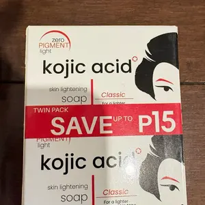 New Kojic acid bar soap face and body wash 2 bars