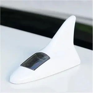 1pcs Car Decorative Lights, Solar Shark Fin Antennas, Roof Spoiler Modification Lights, Rear-end Collision Prevention Led Lights