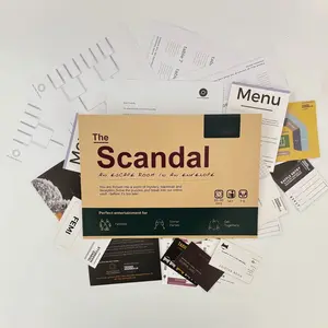 Unique Envelope Escape Room Game, Perfect for Groups, Families, Friends, Family Fun Game, Ideal for Game Night, Boxed Escape Room Puzzle Game, Board Games, Family Game, Tabletop Games
