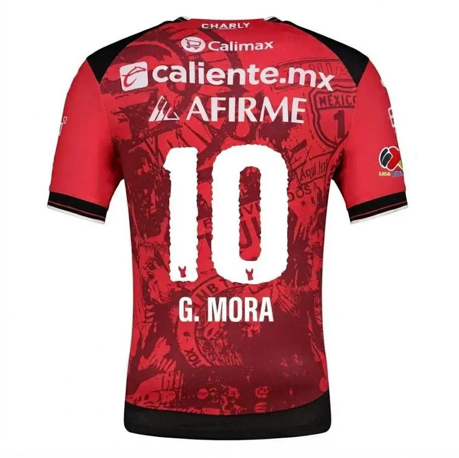 Gilberto Mora #10 2026 Club Tijuana Xolos home jersey