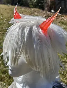 Ridged Resin Horn Cosplay Accessories | 10 Color choices | Dragon Horns | Horned Headwear | Costume Accessories | Cosplay Accessories