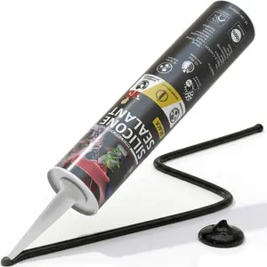 Sealant  Black , 10.1 oz (Single Pack) Black Caulking  Adhesive Sealant  for RV, General Use, Window, Door, Glass, Automotive Leak Sealing
