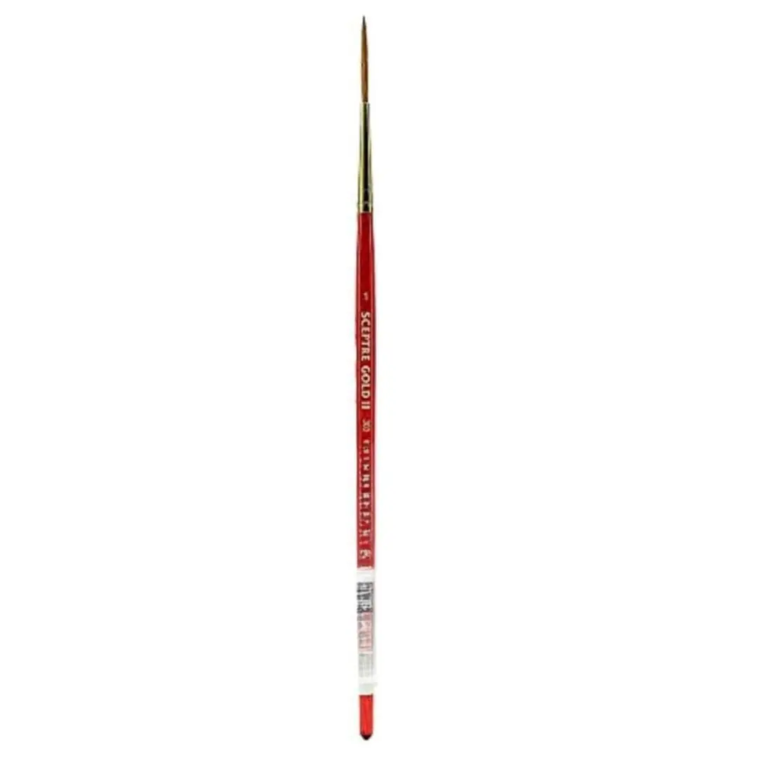 Sceptre Gold II Series 303 Short Handle Brush-Rigger #1, Round#0000
