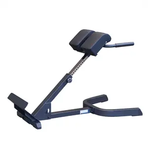 Body-Solid Back Hyperextension Roman Chair, 45-Degree Adjustable Bench for Core and Lower Back Workouts