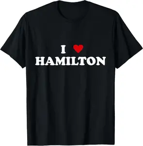 100% Cotton Fashion Garment I Heart Canada City - I Love Hamilton T-Shirt Outdoor Short