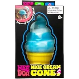 Ice Cream Squishy Toy, Fidgets Squishies for Kids, Soft Stress-Relief Kids Stuff (Classic Novelty Squishy Toy for Play)