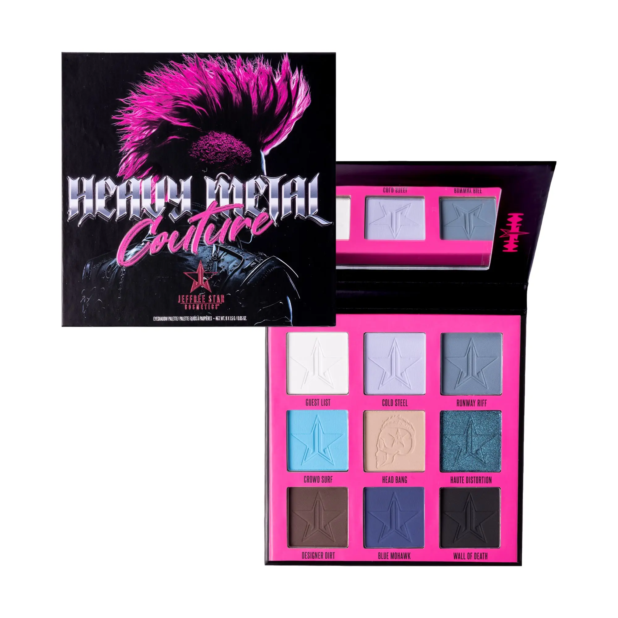 Heavy Metal Couture Mini Palette - 9-pan Mattes & Shimmer/Metallic Eyeshadow Shades - Preorder Heavy Metal Couture Mini Palette - 9-pan Mattes & Shimmer/Metallic Eyeshadow Shades - Preorder