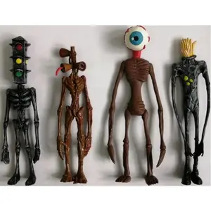 4pcs/set Siren Head Action Figures Toy 20cm Sirenhead Figure Horror Model Doll with Light Foundation Kids Gift Scp 6789 Toys