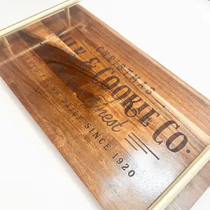 Milk and Cookies Serving Tray