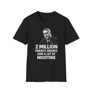 Standard Issued Military Portrait T-Shirt — Bold Text Graphic Tee