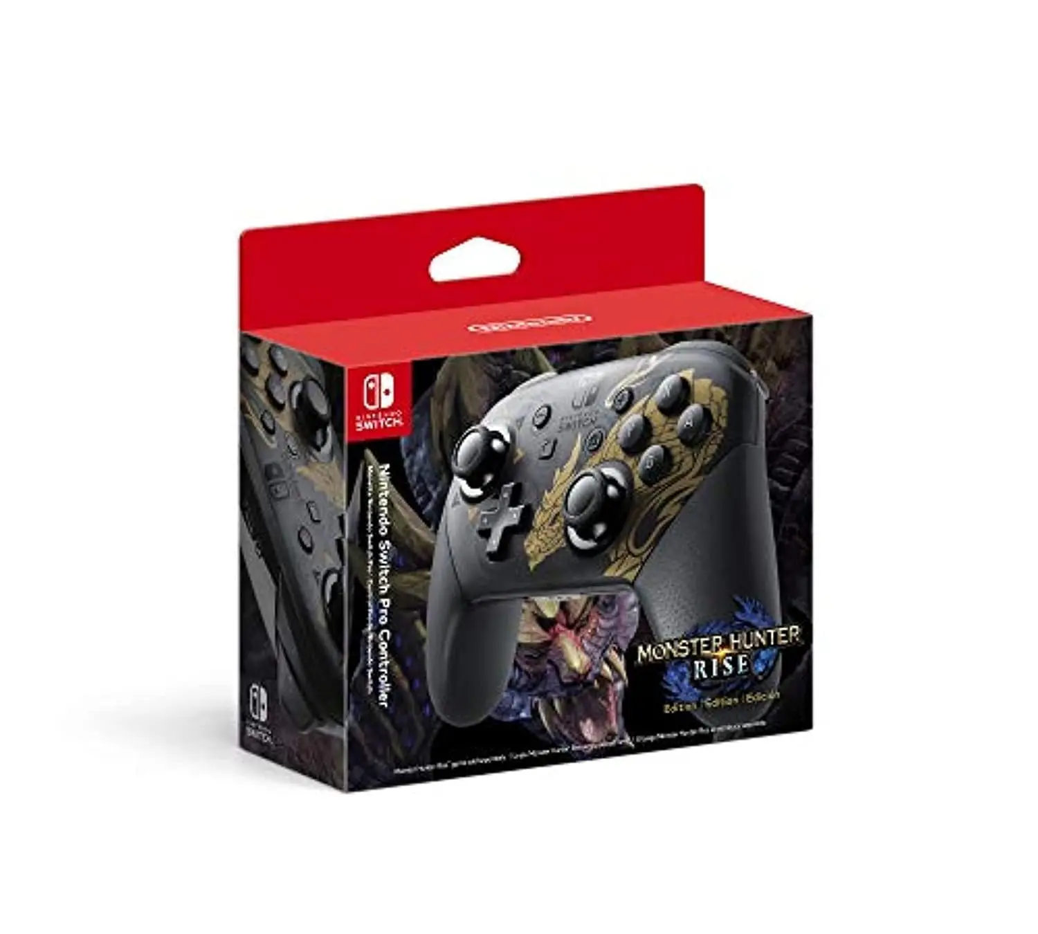 Nintendo Switch Pro Controller Monster Hunter Rise Edition - Nintendo Switch