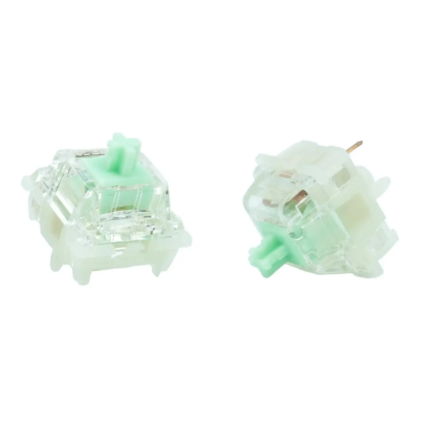 GATERON Baby Kangaroo 2.0 Keyboard Switches, Heavy Tactile 5-Pin Green, 22mm Dual-Stage Spring, 59gf Factory Pre-Lubed for MX Mechanical, Illuminated & RGB Backlighting Keyboards, Illuminated Mechanical Keyboards