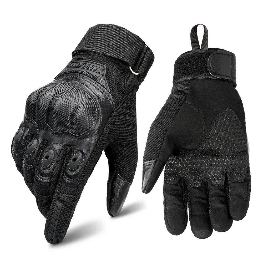 Motorcycle Tactical Gloves, Ventilated And Anti Fall Long Finger Outdoor Sports Rider Gloves