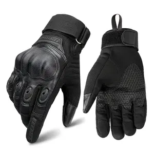 Motorcycle Tactical Gloves, Ventilated And Anti Fall Long Finger Outdoor Sports Rider Gloves