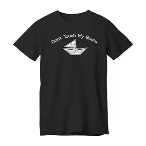 Nice Don’t Touch My Boats T-shirt Unisex Heavy Cotton