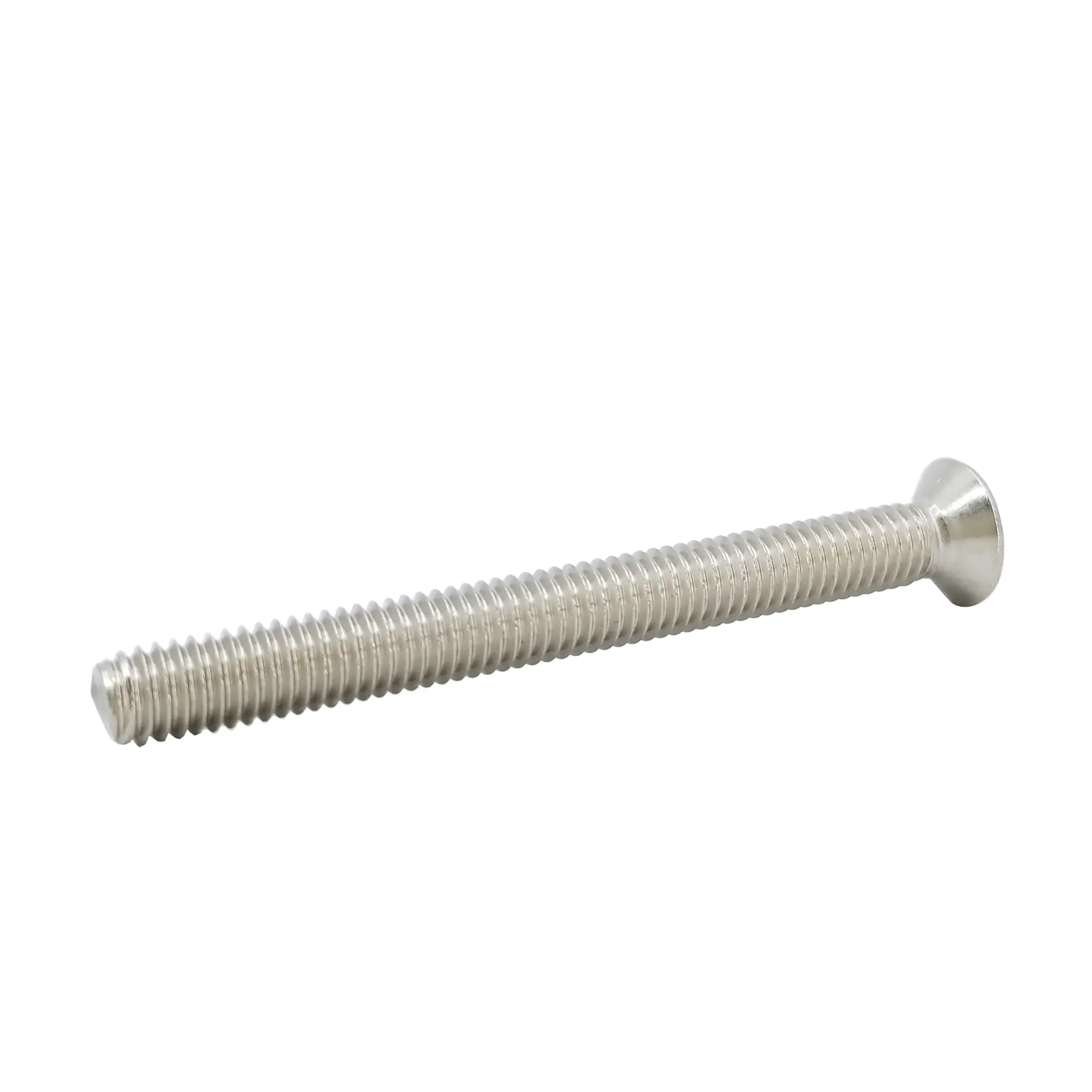 FixtureDisplays 25PK M6X90mm - Phillips Flat Head Machine Screw (Countersunk) Stainless Steel Nickel Plated Cross Recessed 302476-NF