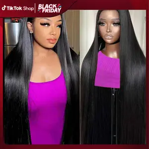 13x6 Lace Front Wigs Human Hair 200 Density Straight Lace Front Wigs Human Hair Pre Plucked 13x6 HD Lace Frontal Straight Human Hair Wigs for Women Glueless Wigs Human Hair Natural Color