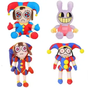 The Amazing Digital Circus Plush Pomni and Jax Plushie Doll Toys Cute Stuffed Animal Birthday for Kids Children Christmas