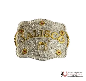 GOLD SILVER JALISCO HEBILLA