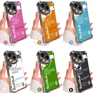 RB No.2 Edition For 17  16 15 14 13 12 11 X XS PRO PLUS MAX Four CornersAnti-Fall Transparent Soft Silicone Phone CasesShell Tough Phone Cover L12 Cellphone Casing