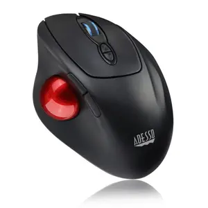 Adesso  2.4GHz Wireless Programmable Ergonomic Trackball Mouse with Detachable 1