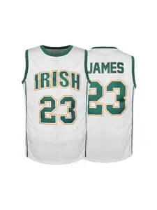 Embroidered Basketball Jersey, Loose Fit Sweat-Wicking Quick-Dry, Sporty Style for Training and Casual Wear