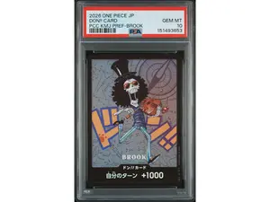 2026 One Piece Japanese Premium Card Collection Kumamoto Prefecture Special Brook Don Card PSA 10